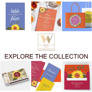 Modern Retro Orange Wedding Save The Date