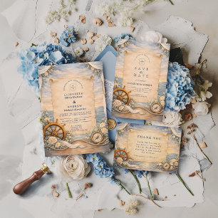 Destination Cruise Wedding Invitation