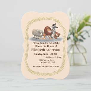 Cute Stuffed Animal Themed  Note Card
