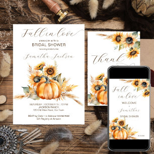 Fall in love boho pumpkin sunflowers tableware paper plates