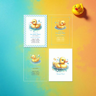 One Lucky Duck Birthday Thank You Card