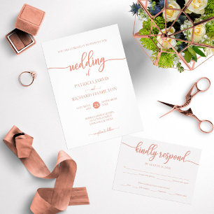 Nothing Fancy Just Love Casual Wedding Invitation