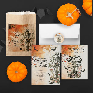 Halloween Costume and Cocktails Haunted Forest  Tote Bag