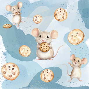 Mouse and Cookie Birthday Party Acrylic Tray