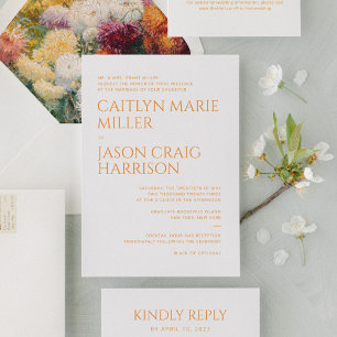 Modern Floral Envelope Liner 