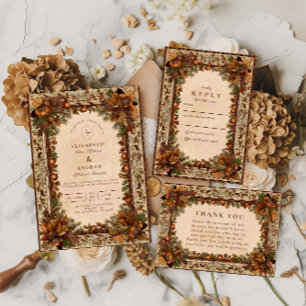 Autumn Oak Leaf Wedding Foam Board