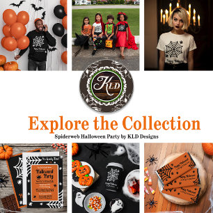 Personalized Spiderweb Halloween Paper Cups
