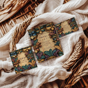 Vintage Masked Mardi Gras Masquerade Invitation