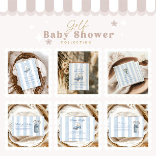 Boy Golf Baby Shower  Invitation