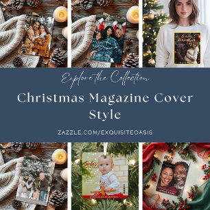 Tinsel & Treats Extravaganza Magazine Cover photo Invitation