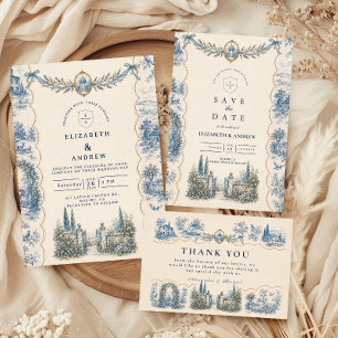 Romantic Rustic Country Wedding Invitation