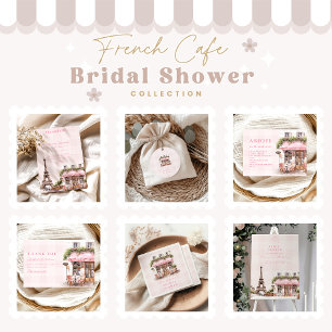 French Cafe Bridal Shower Foam Board