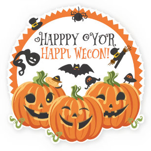 Happy Halloween Spooky Season Celebration Design Capri Leggings
