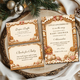 Little Gingerbread Man Baby Shower Napkins