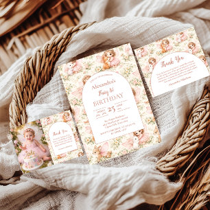 Fairy 1st Birthday Enchanted Garden Paper Plates