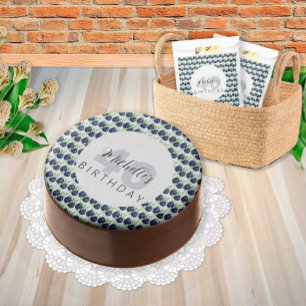 Blueberry Watercolor Art Enclosure Card