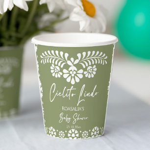 Cielito lindo sage green Mexican baby shower Invitation