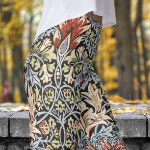 Classic William Morris Turkish Bed Print Leggings