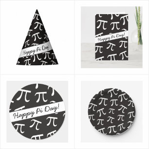 Lots of Pi Symbols - Math Themed Paper Plate
