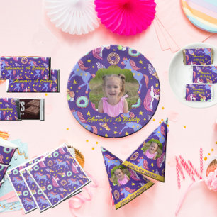 Cute Custom Photo Unicorns, Donuts & Ice Cream Bal Balloon