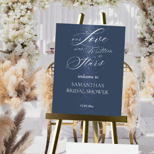Starry Night Bridal Shower Foam Board