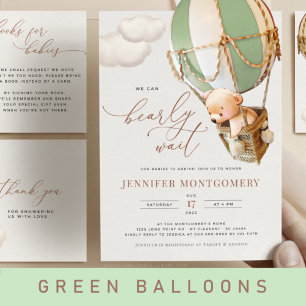 Bear Hot-Air Balloon Cake Topper