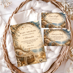 Enchanted Beach Boho Baby Shower Napkins