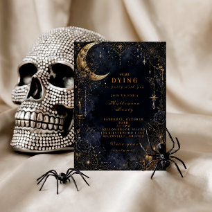 Luxurious Glam Halloween Party Wrapping Paper Sheets