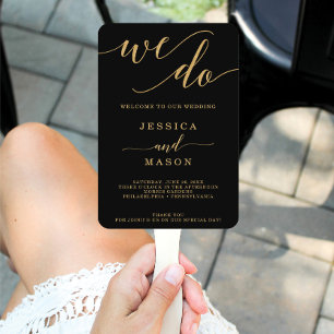 Elegant Minimal Gold Wedding Welcome Itinerary Inv Invitation