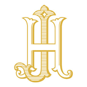 JH Monogram or HJ Monogram Wedding Invitations