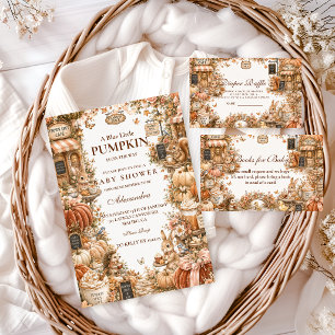 Cozy Pumpkin Spice Baby Shower Napkins