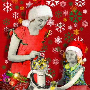 Jurassic Christmas Pin-Up Holiday Card