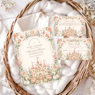 Whimsical Fairytale Castle Baby Shower Napkins