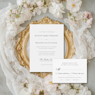 Elegant Catholic Wedding Mass Ceremony Program