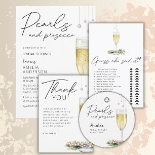 Pearls & Prosecco Guess Who Said It Bridal Game 