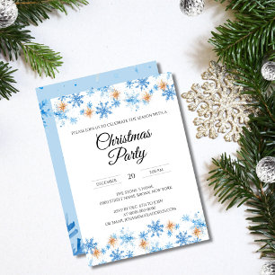 Watercolor Winter Snowflake Merry Christmas Gift Tags