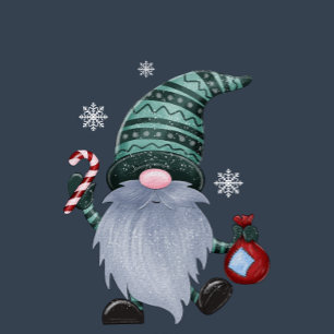 Elf With Hat Gift Tag