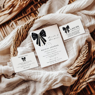 Pearls & Prosecco Bridal Shower Thank You Card