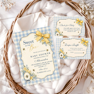 Preppy Sweet Bee Books for Baby Enclosure Card