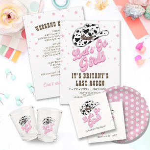 Last Rodeo Nashville Bachelorette Weekend Party Invitation