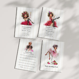 Merry Bright & A Bit Tight Christmas Bachelorette Invitation