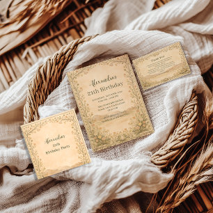 Desert Botanical Birthday Invitation