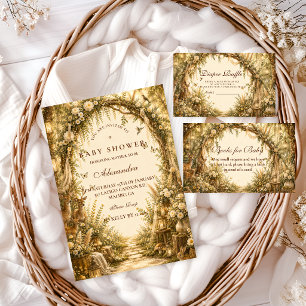 Whimsical Woodland Boho Baby Shower Napkins