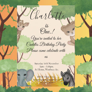 Cuddles 1st Birthday Party Snacks Sign