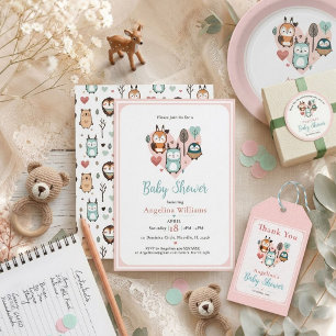 Woodland Animals Baby Shower   Envelope