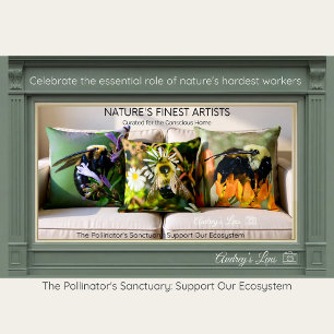 Bumblebee on Butterfly Weed Acrylic Photo Tile