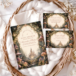 Enchanted Forest Castle Baby Shower Napkins