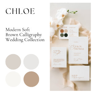 3 Days Wedding Itinerary Elegant Modern Script