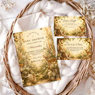Enchanted Woodland Boho Baby Shower Napkins
