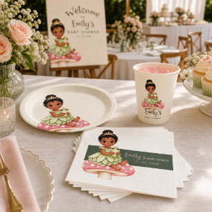 Little Princess Frog Baby Shower Invite